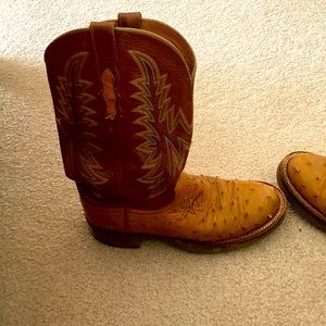 Ostrich boots